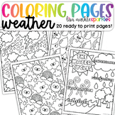 Weather Coloring Pages - Water Cycle Coloring Page