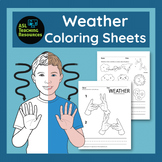 Weather Coloring Pages - Writing and Coloring - American S