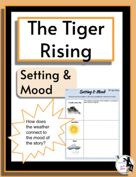 Preview of Weather Connections Chart for The Tiger Rising 