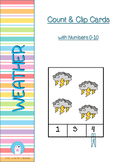 Weather Count & Clip Cards
