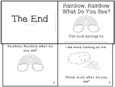 Weather Emergent Reader Mini-Book "Rainbow, Rainbow What D