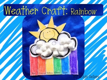 Preview of Weather Craft {Rainbow Craft for Science}