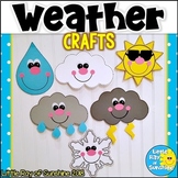 Weather Crafts Bundle Sun, Rain, Snowflake, Clouds