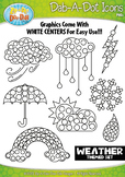 Weather Dab-A-Dot Markers Graphics Clipart {Zip-A-Dee-Doo-