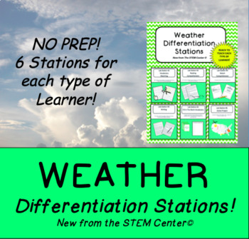 Preview of Weather Differentiation Stations & MORE for FREE!