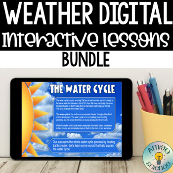 Weather Digital Interactive Lessons - Activities for Atmosphere & Air ...