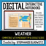 Weather Digital Interactive Notebook | Google Slides & Mic