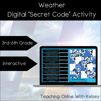 Preview of Weather, Digital Activity, Science Activity, Secret Code Activity