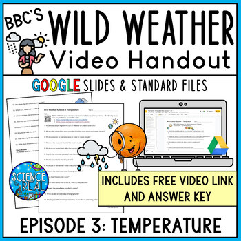 Weather Documentary Worksheet with Free Video Link: BBC's Wild Weather ...