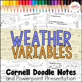 Weather Doodle Notes | tools humidity pressure wind clouds