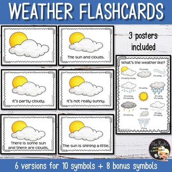 Esl Weather Flashcards Worksheets Teaching Resources Tpt