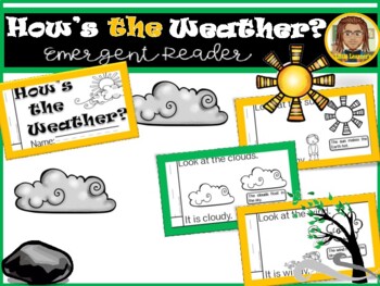 Preview of Weather Emergent Reader | Science | Kindergarten | Fall | Spring