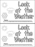 Weather Emergent Reader for Kindergarten- Science