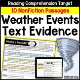 Reading Comprehension Passages about Severe Weather Findin