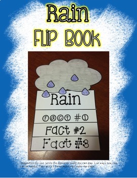 Weather Fact Flip Books  Science lessons, Flip book, Teaching science