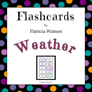 Preview of Weather Flashcards