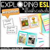 Weather Flashcards - Exploring ESL | Cambly Kids, Lingo Ac
