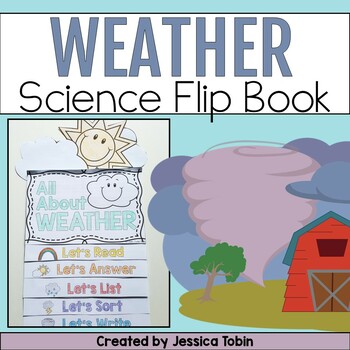 Preview of Weather Activities Flip Book - Types of Weather Reading Activities for Science