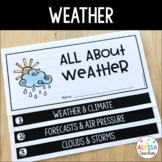 Weather Flip Book (SOL 4.4)