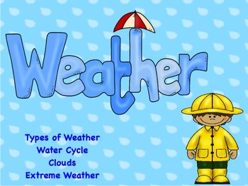 Preview of Weather: Flipchart and Worksheets