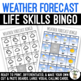 Weather Forecast BINGO Game
