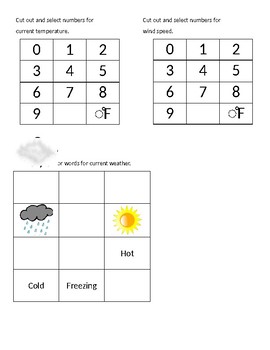 Weather Forecast Report template by Miss G's Classroom | TpT