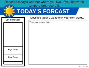 Weather Forecasting Predicting Weather Google Slides Interactive