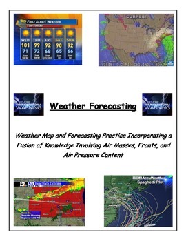 Preview of Weather: Forecasting-VERY POPULAR!!! (Level 1).  Earth Science Favorite!