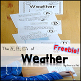 Free Weather Vocabulary Book