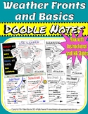 Weather Front "Doodle" Style Notes with Slides, INB, & Dig