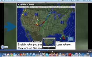 Preview of Weather Front Prezi