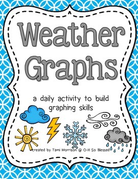 Preview of Weather Graphs [a daily activity] FULL COLOR edition