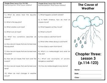 weather houghton mifflin 4th grade science chapter 3 lesson 3 tpt