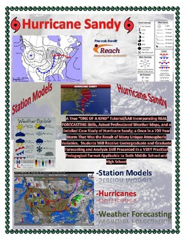 Preview of Weather: Station Models-HURRICANE SANDY-Forecasting. ONE OF A KIND!