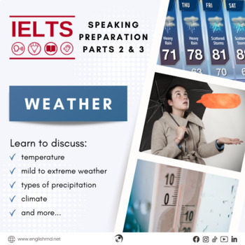 Preview of Weather - IELTS Speaking Preparation Lesson