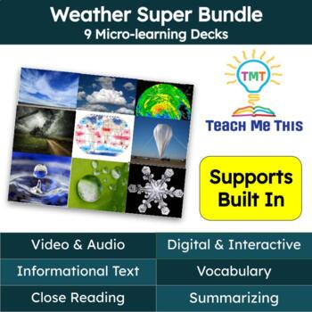 Preview of Weather  Informational Text Reading Passages and Activities Super Bundle