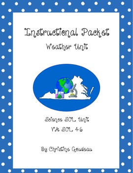 Preview of Weather Instructional Packet - 55 pgs. - VA SOL 4.6