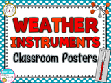 Weather Instrument Classroom Posters