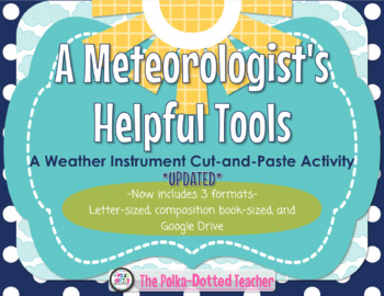 Preview of A Meteorologist's Helpful Tools - Weather Instrument Cut & Paste