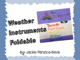 Weather Instrument Flip-Book Foldable with Rubric