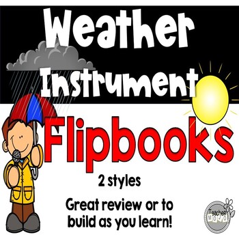 Preview of Weather Instrument Printable Flip-book