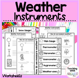 Weather Instrument Worksheets | Measuring Weather