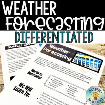 Preview of Weather Instruments - Meteorology - Middle School Reading Comprehension
