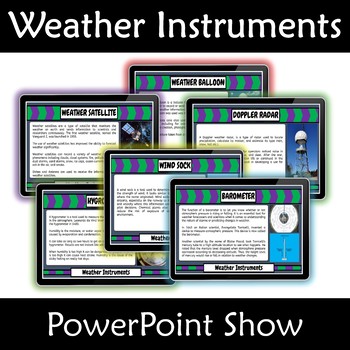 Science: Weather Instruments Powerpoint (K-2) by SidrasPrimary