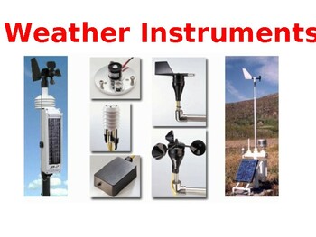 Preview of Weather Instruments & Weather Tools PPT
