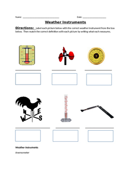 Weather Instruments: Lesson for Kids - Video & Lesson Transcript