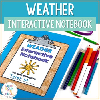Preview of Weather Interactive Notebook