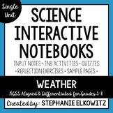 Weather Interactive Notebook Unit | Editable Notes
