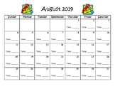 Weather Journal, Graph, and Calendar Printables 2019-2020
