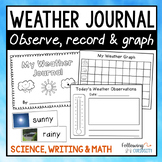 Weather Observation Journal: Kindergarten & 1st Grade Weat